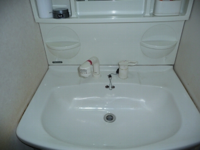 1 工事前 洗面台水栓-1