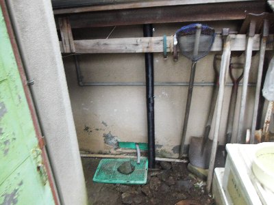 4 工事完了 外側の配管完了