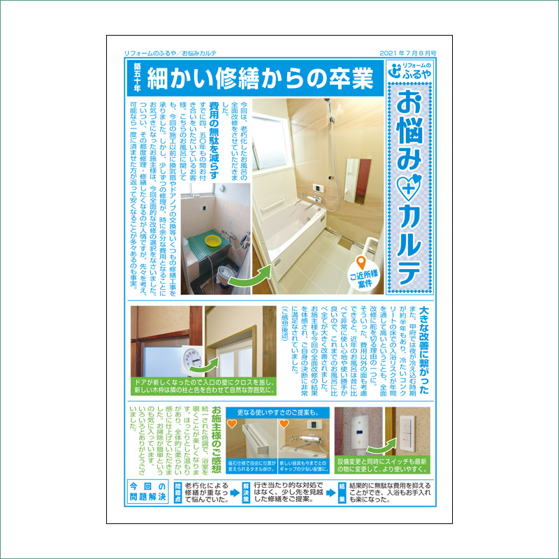 お悩みカルテ　2021年7月・8月