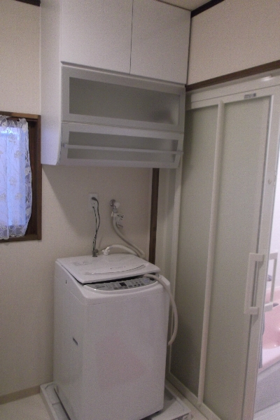 DSCF0604-1 工事後の洗濯機まわり